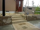 石アプローチ