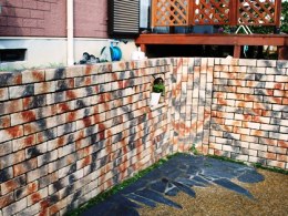 鋳物フェンス施工