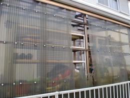 鋳物フェンス施工